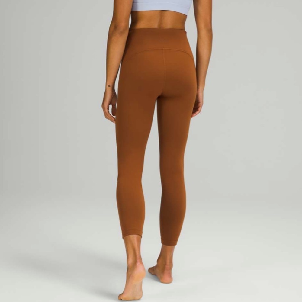 Lululemon Instill High Rise Tights Leggings Copper Brown 12 Nwt